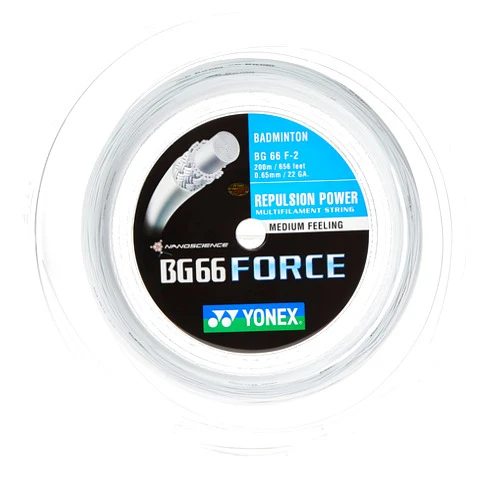 YONEX BG 66 Force Badminton String 200m Reel