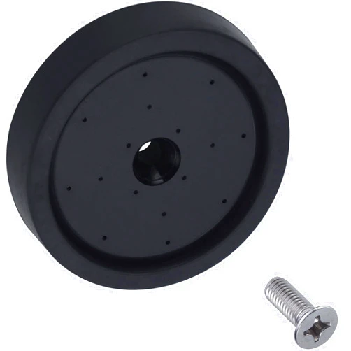 TRUSTMI Pre-rinse Spray Valve Repair Kit for Commercial Kitchen Sink Sprayer Spray Face Bumper and Screw Repair Part, Black