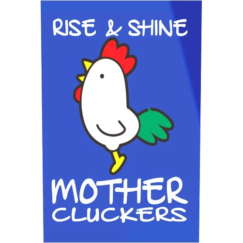 Tick Tock Creations Rise And Shine Mother Cluckers: Funny Chicken Gift Composition Notebook Jotter 6