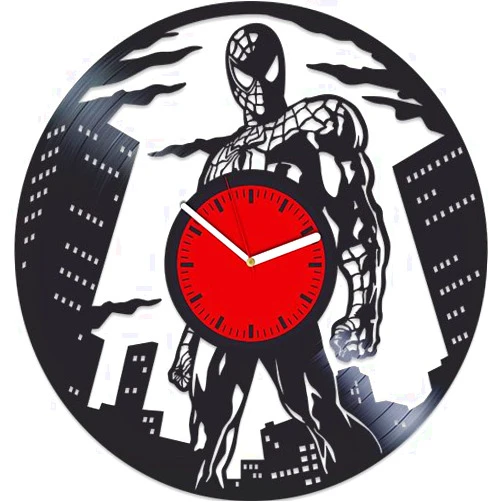 Kovides Spider Hero Homecoming Game Kovides Vinyl Record Wall Clock