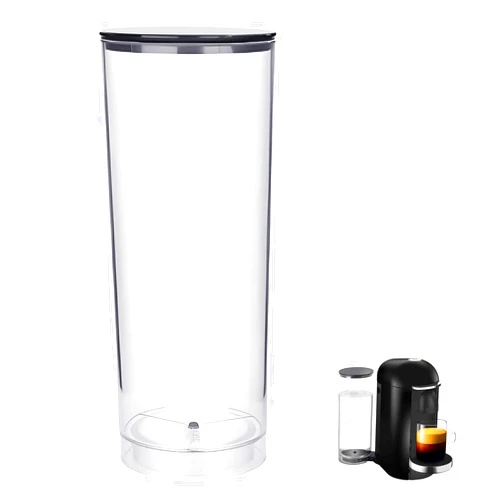 LSKHEGWLU Water Tank Reservoir Replacement Suitable for Krups Vertuo Plus Coffee Machine，Black Cover，Food Grade Materials, 60oz