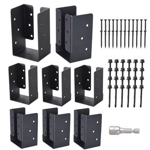 AXWHYS Concealed Joist Hangers, 8 Pcs 4