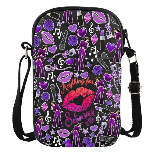 WZMPA Singer Album Crossbody Bag Singer Fans Gift Singer Lyric Shoulder Bag Singer Concert Merchandise (Anything -CB)