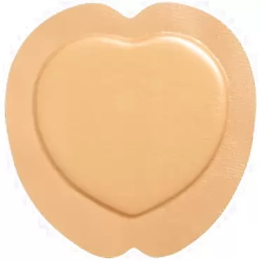 MÖLNLYCKE Mepilex Border Sacrum Self-Adherent Soft Silicone Foam Dressing, 7.2 x 7.2 in, Box of 5 5 Count (Pack of 1)
