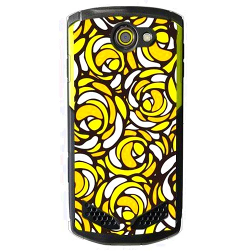 Yesno Rose Pop Yellow (Clear) / for Torque G02/au AKYG02-PCCL-201-N165