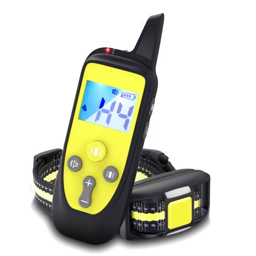 Howan Wizco Remote Control Barking Training Collar with Safety Lock & Flashing Light, USB Rechargeable, Beep Vibrations Training Modes, Up to 1000 Yards Remote Range New Remote Anti bark Collar for All Dogs