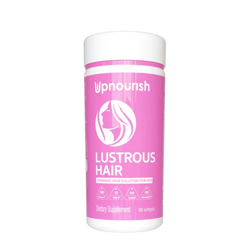 UpNourish Hair Growth Vitamins for Women - Proven Hair Supplement with KERANAT, DHT Blocker PHYTOPIN, Biotin 5000 mcg & SOD, Hair Vitamins for Faster Hair Growth, Hair Loss & Thinning Hair - 90 ct