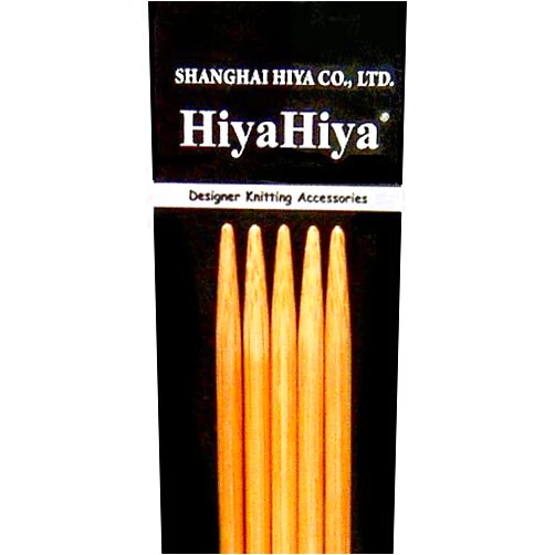 HiyaHiya Double Point 5 inch (13cm) Bamboo Knitting Needles (Set of 5) Size US 13 (9mm) HIBDP5-13