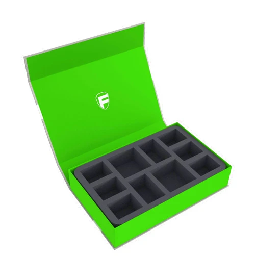 Feldherr Magnetic Box Green Compatible with Warcry: Scions of The Flame Magnetic Box Green Compatible with Warcry: Scions of The Flame