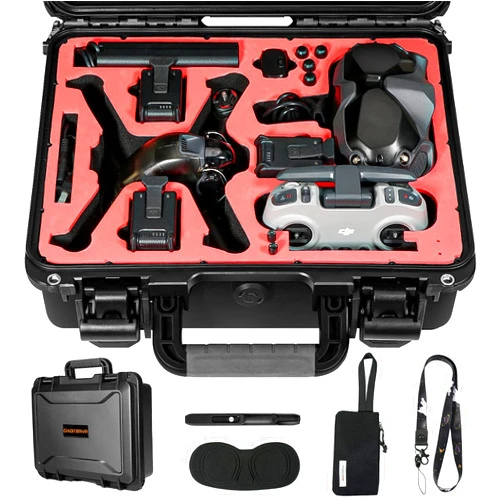 GAGITERVR Hard Carrying Case for DJI FPV Drone, Waterproof Suitcase for FPV Combo Fly More and Accessories Safe and Portable