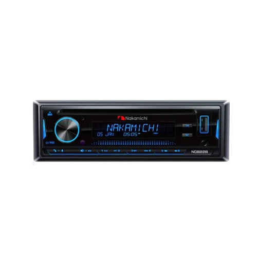Nakamichi NQ822B 1-DIN CD/MP3/USB Car Stereo in-Dash Receiver w/Bluetooth