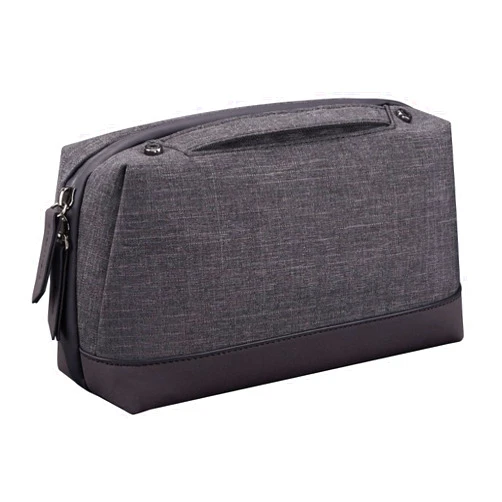 Yundoor Tech Bag Organizer, Electronics Travel Pouch Case for Charger & Cords, Cables, MacBook Accessories, Airplane Essentials, Makeups (Gray-black)