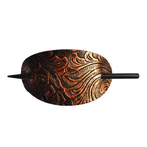 YS0911 Viking-Celtic Hair Clip Vintage Slide Hairpins Bun Knot Hair Sticks Hair Barrettes Accessories For Girls Women Gift Hair Pin, copper