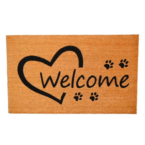 Calloway Mills 103351729 Open Heart Paws Doormat, 17
