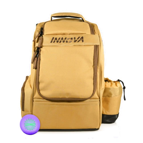 Innova Disc Golf Innova Adventure Pack Disc Golf Backpack – Holds 25 Discs – Includes Mini, Disc Golf Bag