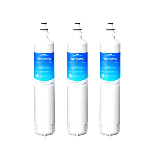 Waterdrop WD-F19C Replacement for GE® RPWFE®, RPWF (Built-in CHIP) Refrigerator Water Filter, Compatible with GFE28GYNFS, GFE28GELDS, PFE28KELDS, PFE28KYNFS, GFD28GELDS, PWE23KELDS, 3 Filters