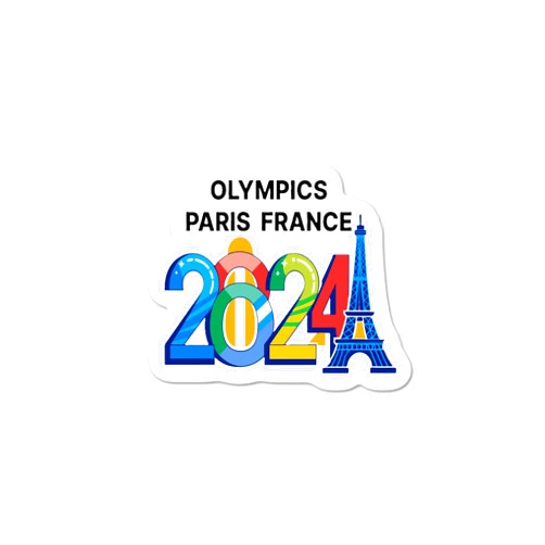 Handmade OLYMPICS sticker OLYMPIC PARIS FRANCE 2024 laminated Novelty 3 INCH STICKER, trending best seller viral sticker, NOT a car decal! NOT dishwasher safe! If placed on a tumbler, hand wash only