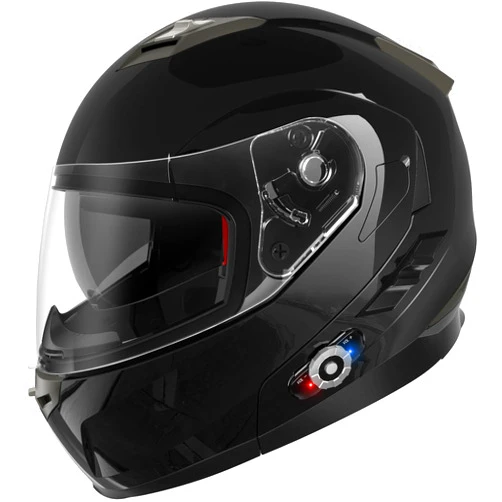 FreedConn Motorcycle Helmet Bluetooth 5.0 Integrated New EPS FreedConn BM2-S Modular Flip Up Dual Visor Motorbike Helmet DOT FMVSS-218 Approved MP3 FM for Adults Men Women, Select 1 Size Larger