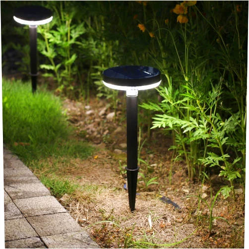 DAWALIGHT Outdoor Solar Path Lights Waterproof Landscape Pathway Lights for Patio, Yard,3000K IP65 4 Pack
