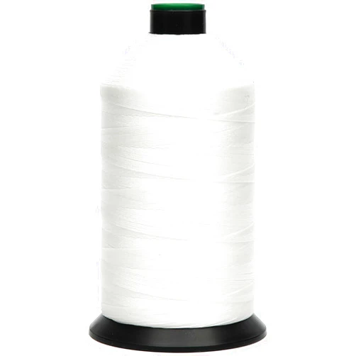 HILOHILO Extra Strong Bonded Nylon Thread #138 Tex135 – 16 OZ, 3000yds, Versatile Stitching Solution for Leather, Upholstery, Canvas Repair and More (White)