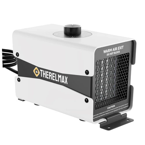 Therelmax Boat Engine Compartment Heater with Thermostat, 500W Boat Cabin Heater with Safe PTC Element and Waterproof Fan HMA500 Multi-Use Boat Bilge Heater to Prevent Your Cabin Pump from Freezing, White