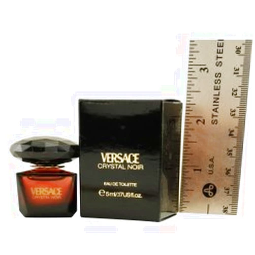 VERSACE CRYSTAL NOIR by Gianni Versace EDT .17 OZ MINI