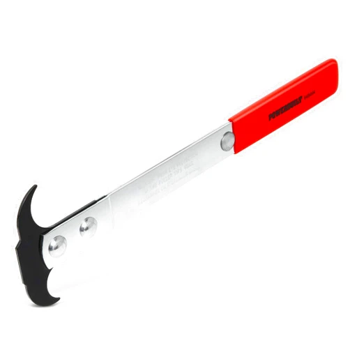 Powerbuilt Seal Puller, Heavy-Duty Tool for Seal Removal, Easy Grip, Automotive, Mechanical, and DIY Application - Red 648494