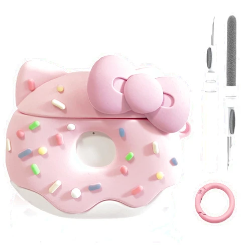 TSYue for AirPods 3rd Generation Case Cover, Cartoon Soft Silicone Protective Case for Apple AirPods 3 Generation for Women Men, Cute AirPod Gen 3 (2021) Case with Keychain (Pink Butterfly)