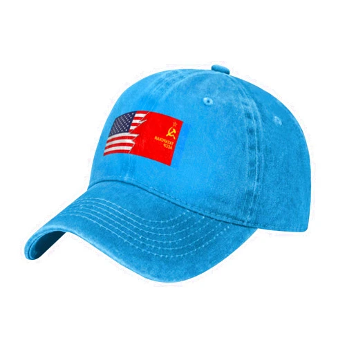 MULIHU Flag of Tatar Assr and America Baseball Cap for Men Women Hats Cotton Trucker Caps Adjustable Dad Hat