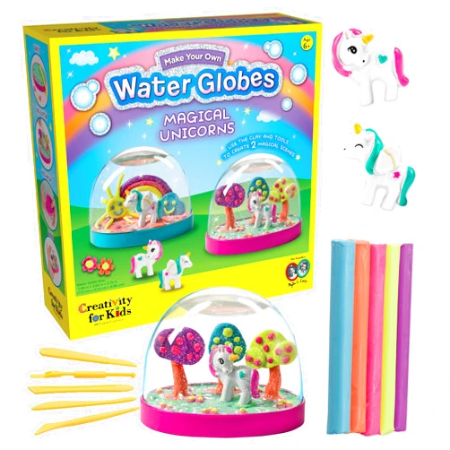 Creativity for Kids Make Your Own Water Globes: Magical Unicorns - Create 2 Snow Globe Unicorn Toys, Arts and Crafts and Girls Toys, Unicorn Gifts for Girls (Ages 6+)