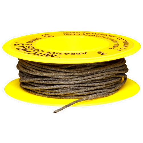 Mitchell Abrasives 53-A 53 Round Abrasive Cord, Aluminum Oxide 180 Grit .040