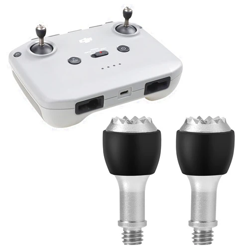 Hanatora RC-N3/N1/N2/N1C Remote Controller Sticks for DJI Neo,Mavic 3,Mini 4K/2 SE,Mini 4/3 Pro,Air 3S/3/2S,Air 2,Metal Aluminum Control Joysticks Thumb Rocker Accessories