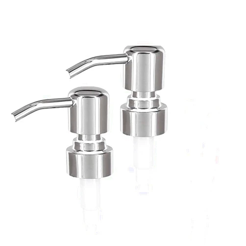 QiangXINGYai 2 Pack Dispenser Pump Head Rust Proof Pump Replacement 304 Stainless Steel Liquid Soap Dispenser for Kitchen, Bathroom 2.5cm Soap Dispenser