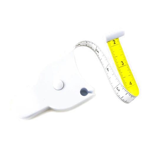 PERFECT MEASURING TAPE Perfect Body Tape Measure - 80 Inch Automatic Telescopic Tape Measure - Retractable Measuring Tape for Body: Waist, Hip, Bust, Arms, and More (White - 80 inch)