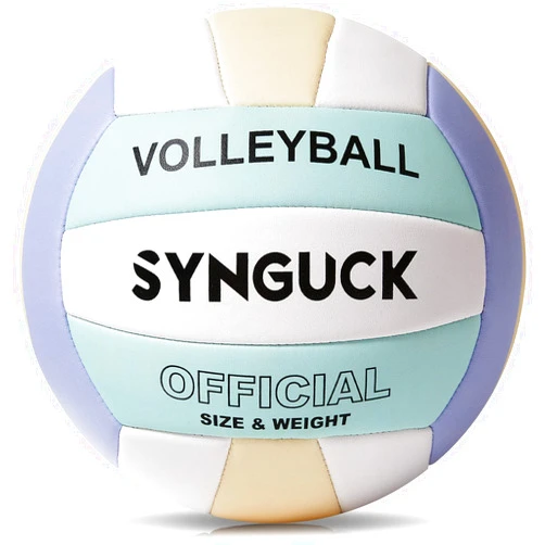 SYNGUCK Size 5 Volleyball,Official Soft Indoor Outdoor Volleyballs Sports Training Game Play Ball for Youth, Teenager, Adult