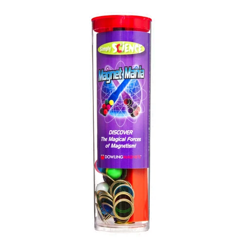 Dowling Magnets Simply Science Magnet Mania Kit. Magnet Set with Magnet Wands, Magnetic Marbles, Magnetic Chips, and STEM Activities. Magnet Science Kit. Magnet Toy.