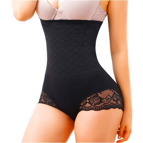 Nebility Women Body Shaper Butt Lifter Hi-Waist Panty Seamless Waist Trainer Tummy Control Shapewear