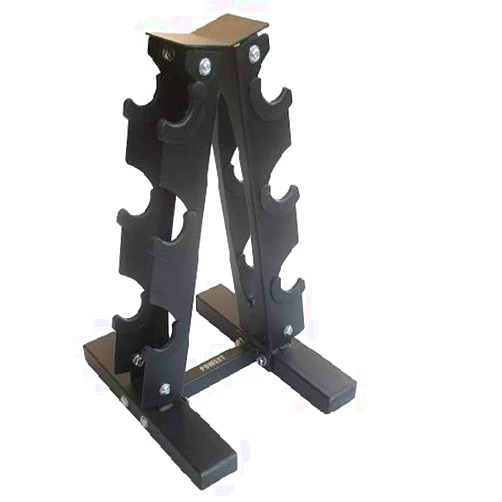 POWERT Dumbbell Rack Heavy Duty Steel Stand Weight Holder Rack for Dumbbells| 3-Tier (300lb Capacity) /5-Tier (600lb Capacity)