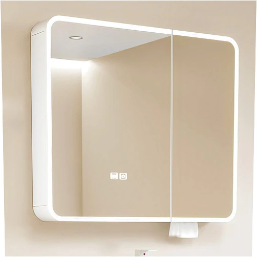 EQWZUPD Bathroom cabinet with mirror,bathroom medicine cabinet with mirror,Smart Bathroom Mirror Cabinet,bathroom mirror medicine cabinet,LED light,one-touch control,Defogging,A variety of styles available