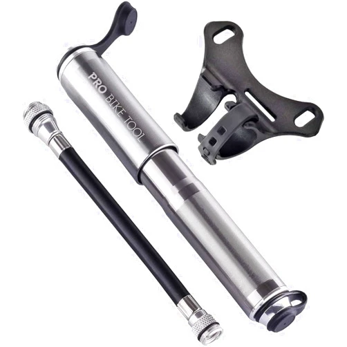Pro Bike Tool Mini Bike Pump - Compact and Portable Bicycle Tire Pump for Fast Inflation - Compatible with Presta and Schrader Valves - Lightweight and Durable Design - Essential Bicycle Accessories
