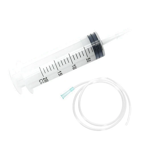 Hoypeyfiy 200ml Large Syringe ,Plastic Syringe with 40 Inches Plastic Tubing for Scientific Labs,Liquid,Plant Irrigation,Perfumes,Inks,Feeding Pets