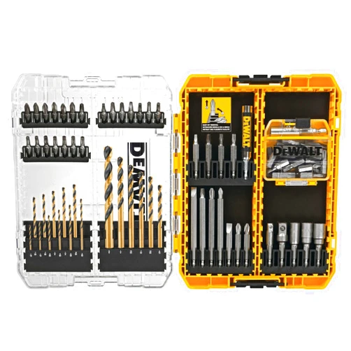 DEWALT Drill Bit Set/Screwdriver Set, 80-Piece (DWAMF1280), Yellow
