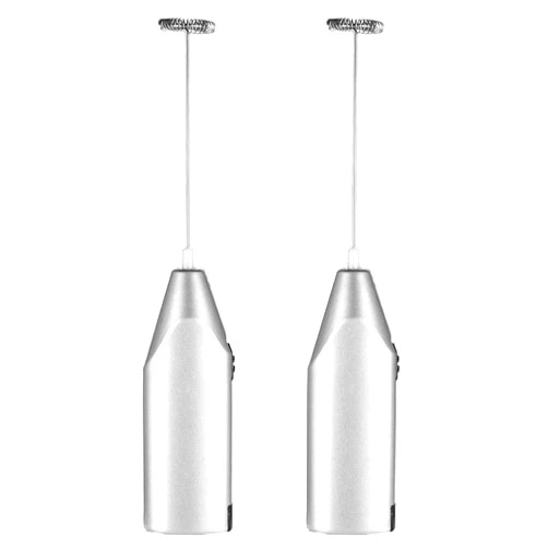 MinnowXY 2Pcs Electric Tumbler Stirrer Art Crafts Tumbler Handheld Epoxy Resin Mixing Sticks Resin Mixer Blender Easy Tool Silver