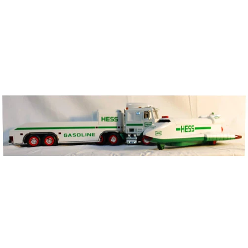 Hess 1999 Truck and Space Shuttle with Satellite