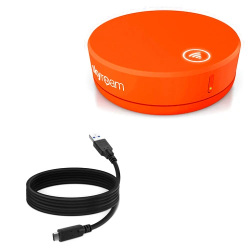BoxWave Cable Compatible with Skyroam Solis Global WiFi Hotspot - DirectSync - USB 3.0 A to USB 3.1 Type C, USB C Charge and Sync Cable for Skyroam Solis Global WiFi Hotspot - 6ft - Black