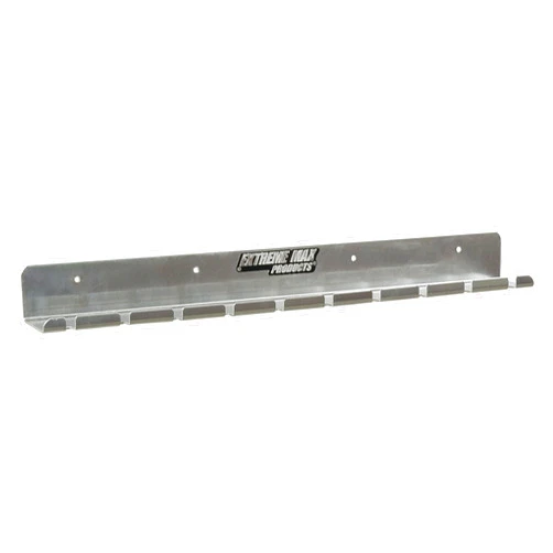 Extreme Max 5001.6059 Pneumatic Air Tool Rack Holder for Enclosed Race Trailer Shop Garage Storage, Silver