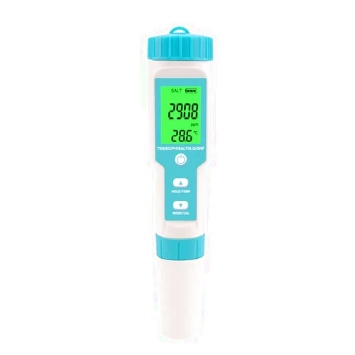 Gomass 7 in 1 PH Meter Gomass 0.01 High Accuracy ph Tester Digital for Water TDS/EC/Salinity/Temp/ORP/S. G/PH Pen Tester Drinking Water, Hydroponics, Plants, Aquarium and Pool