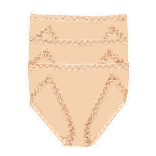 Natori Women's Bliss Cotton French Cut 3-Pack