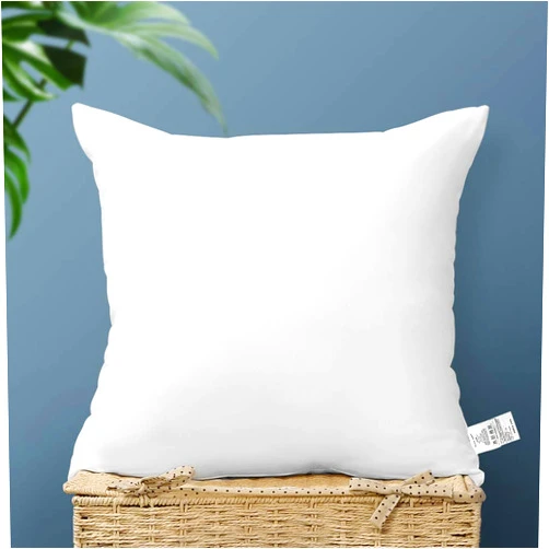 Artscope Premium Throw Pillow Insert Square Form Cushion Stuffer for Couch, Sofa, Bed - Indoor Decorative Pillows Inserts 16x16 Inch