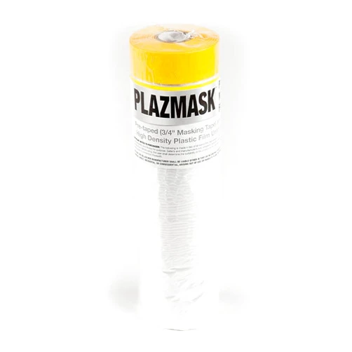 PlazMask Pre-Taped Masking Film, 5-Feet X 65-Feet